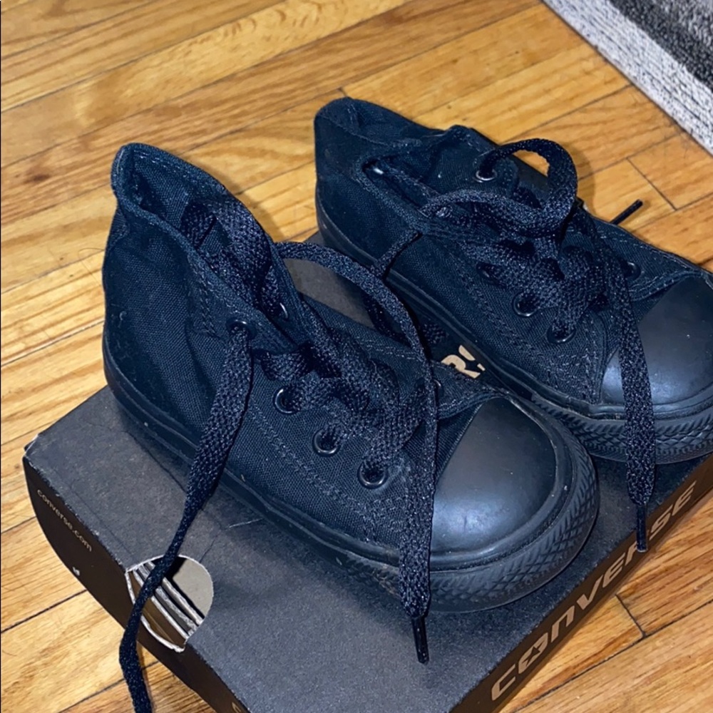 Toddler Black High Top Converse